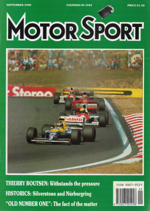 MOTOR SPORT 1990 SEPT - PRESCOTT, 8L BENTLEY, ALLARD J1, BMS M3